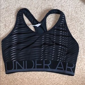 Black girls under armour sports bra